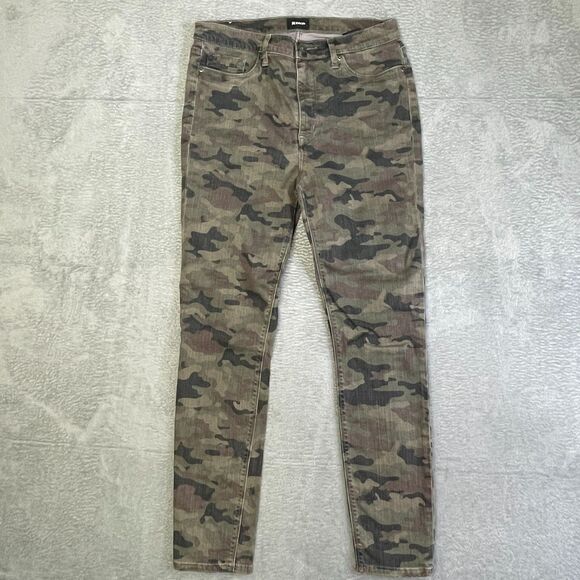 Hudson Barbara High Waist Skinny Jeans Women's Size 31 Camo Causal Chic Luxury - Picture 3 of 13